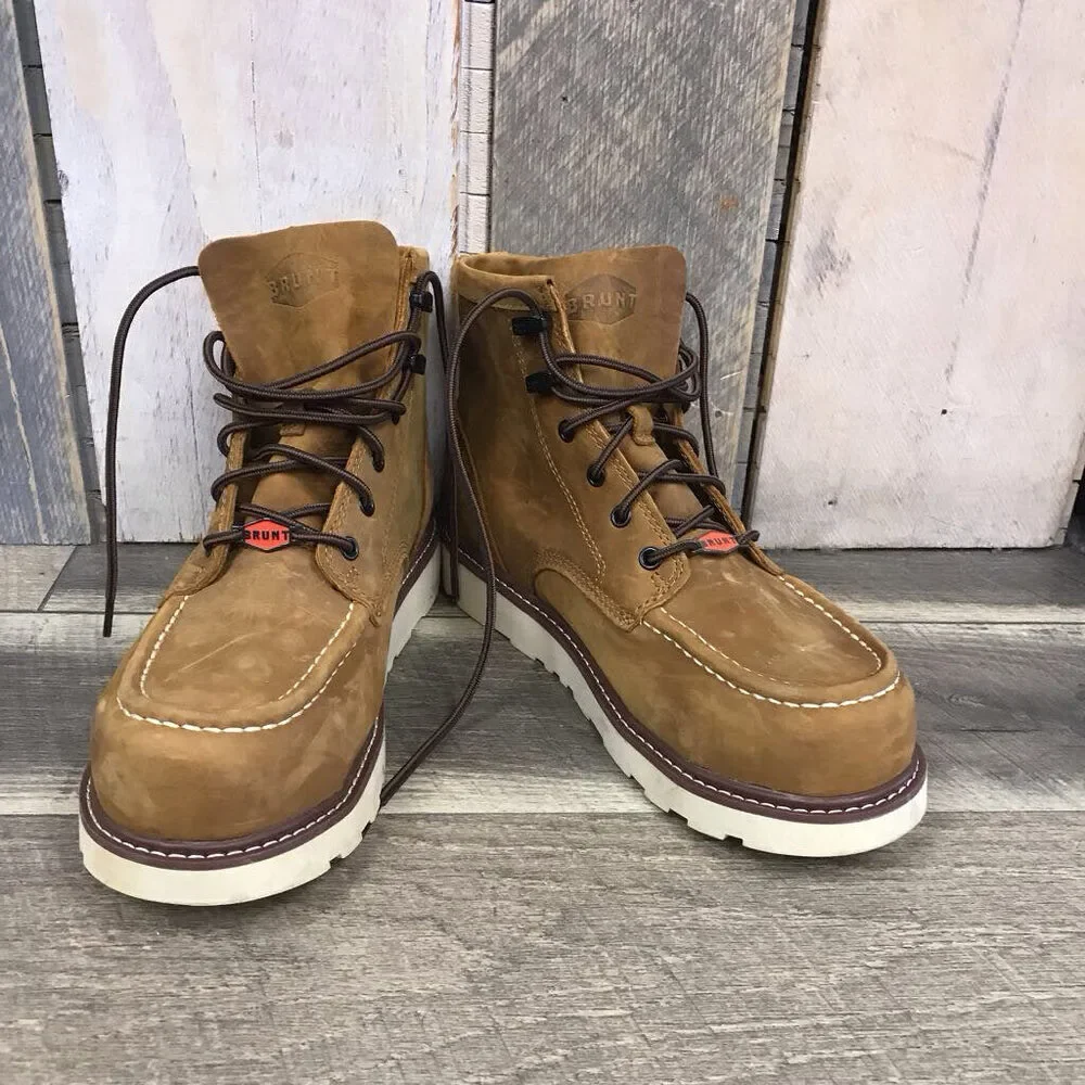 BRUNT MARIN STEELE TOE WORK BOOTS